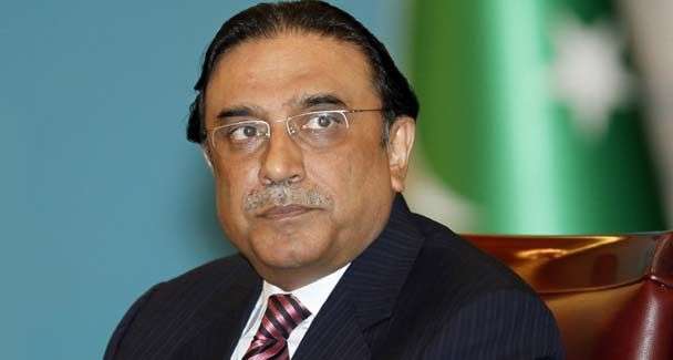 Il presidente pakistano Asif Ali Zardari