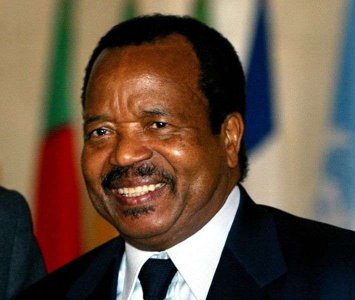 Il Presidente del Cameroon Paul Biya
