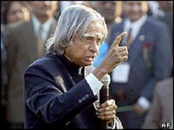 Il Presidente indiano A.P.J Abdul Kalam