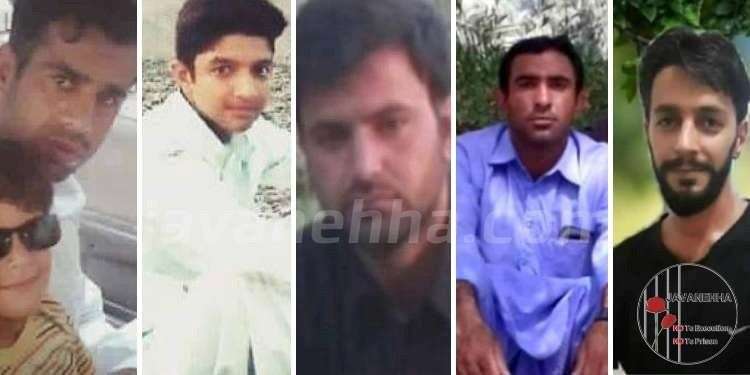 IRAN - 5 men executed in Zahedan on August 20
