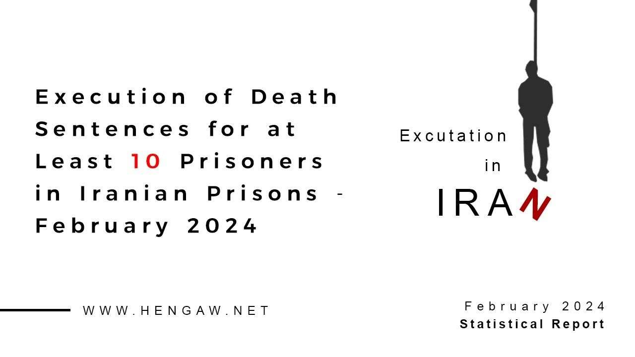 IRAN - Hengaw, 10 executions in February 2024