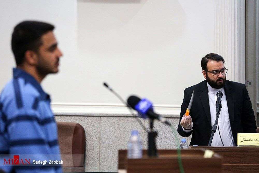 IRAN - Majidreza Rahnavard at trial