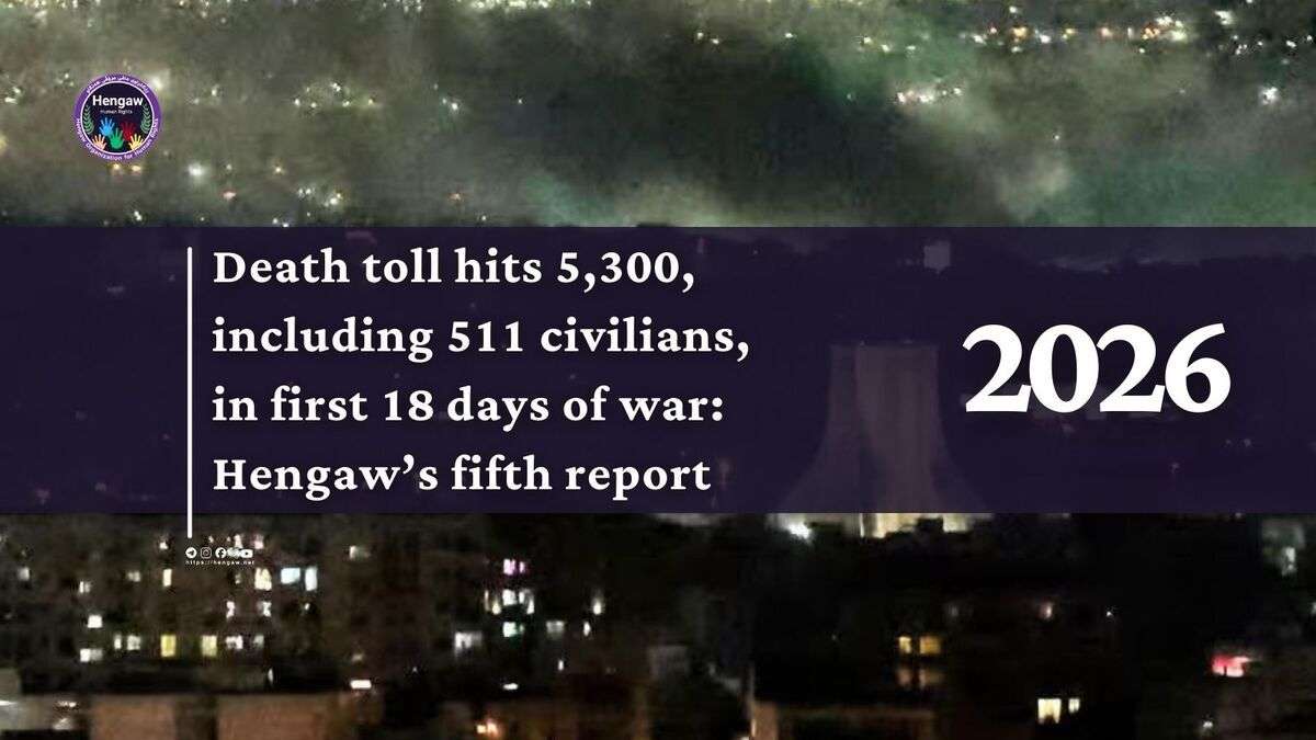 IRAN - Report on 18th day of war (Hengaw)