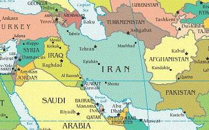 IRAN - varie (Map)