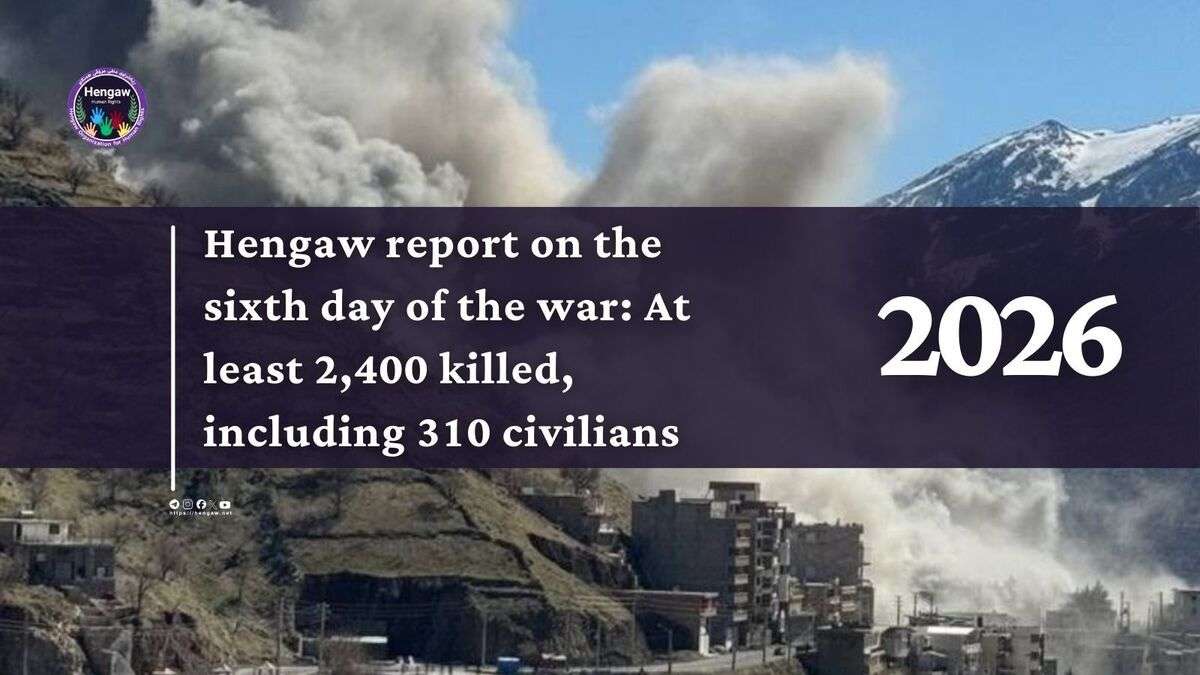 IRAN - War day 6 (Hengaw)
