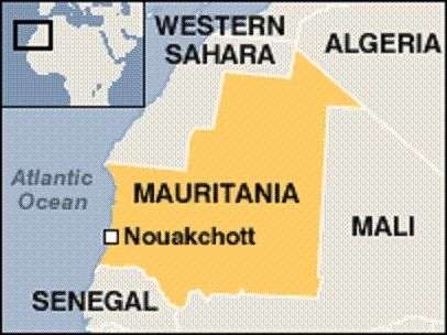 mauritania mappa