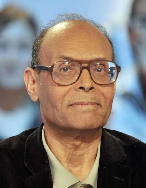 Moncef Marzouki, presidente ad interim della Tunisia