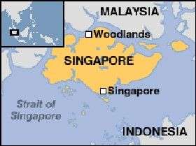 Singapore mappa