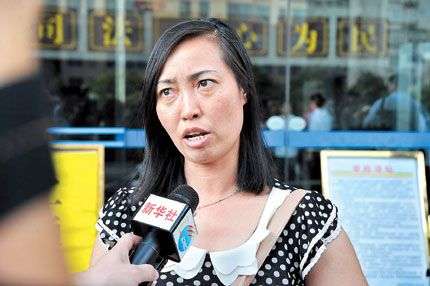 L'attivista sociale Tang Hui