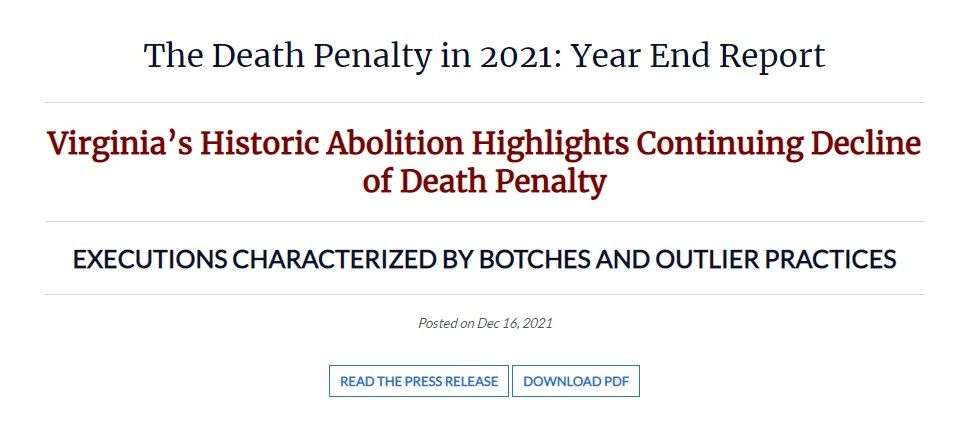 USA - DPIC Year End Report 2021