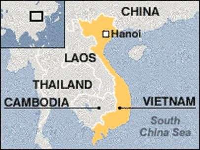 vietnam mappa