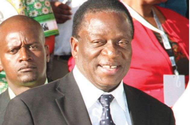 Il vicepresidente dello Zimbabwe Emmerson Mnangagwa